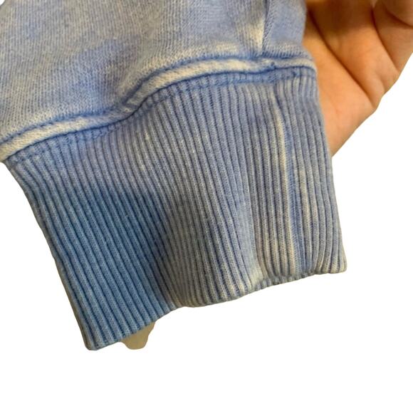 PINK Periwinkle Blue Fade Crew Neck Sweatshirt - Picture 10 of 11